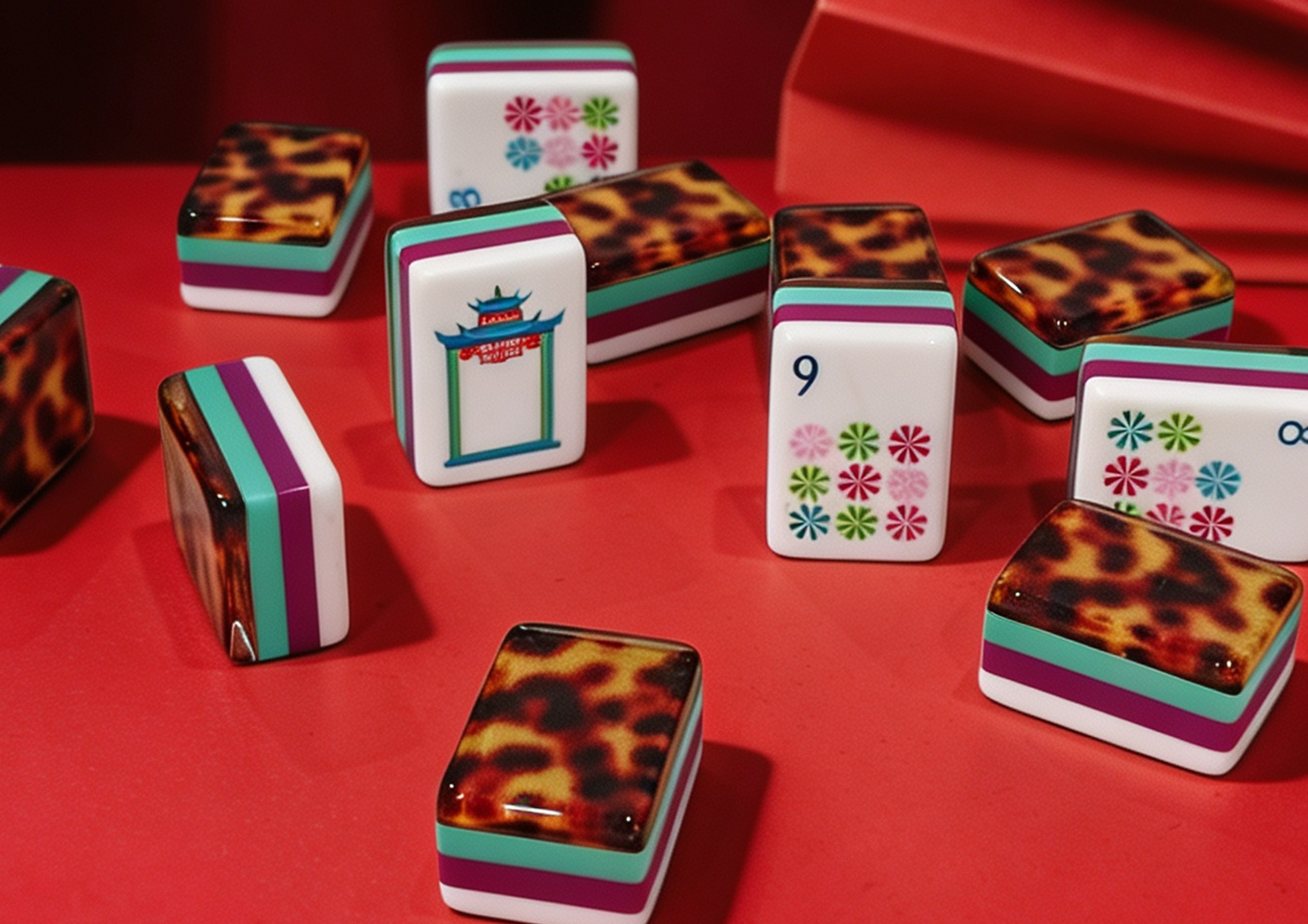 2026 Leopard Print Reverie: Mahjong Tiles That Tell a Story